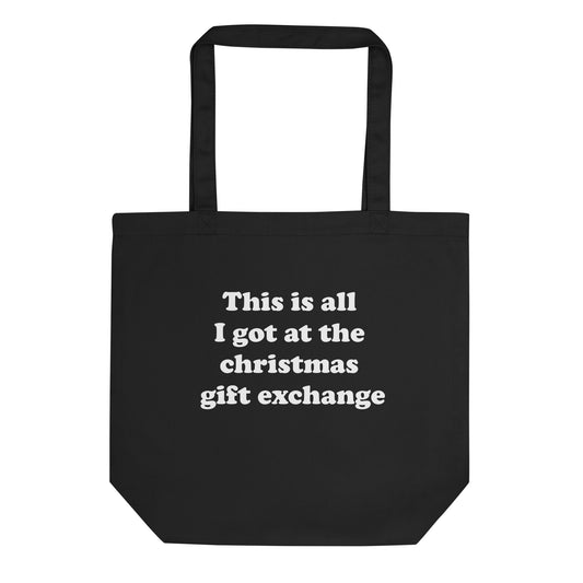 Gift exchange tote bag